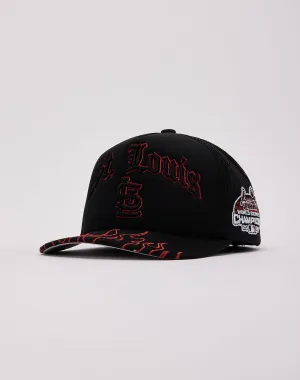 Mitchell & Ness St. Louis Cardinals Flames Trucker Hat