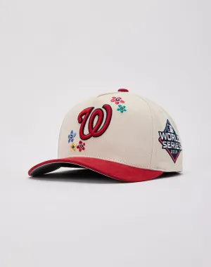 Mitchell & Ness Washington Nationals Flower Pro Pinch Snapback Hat