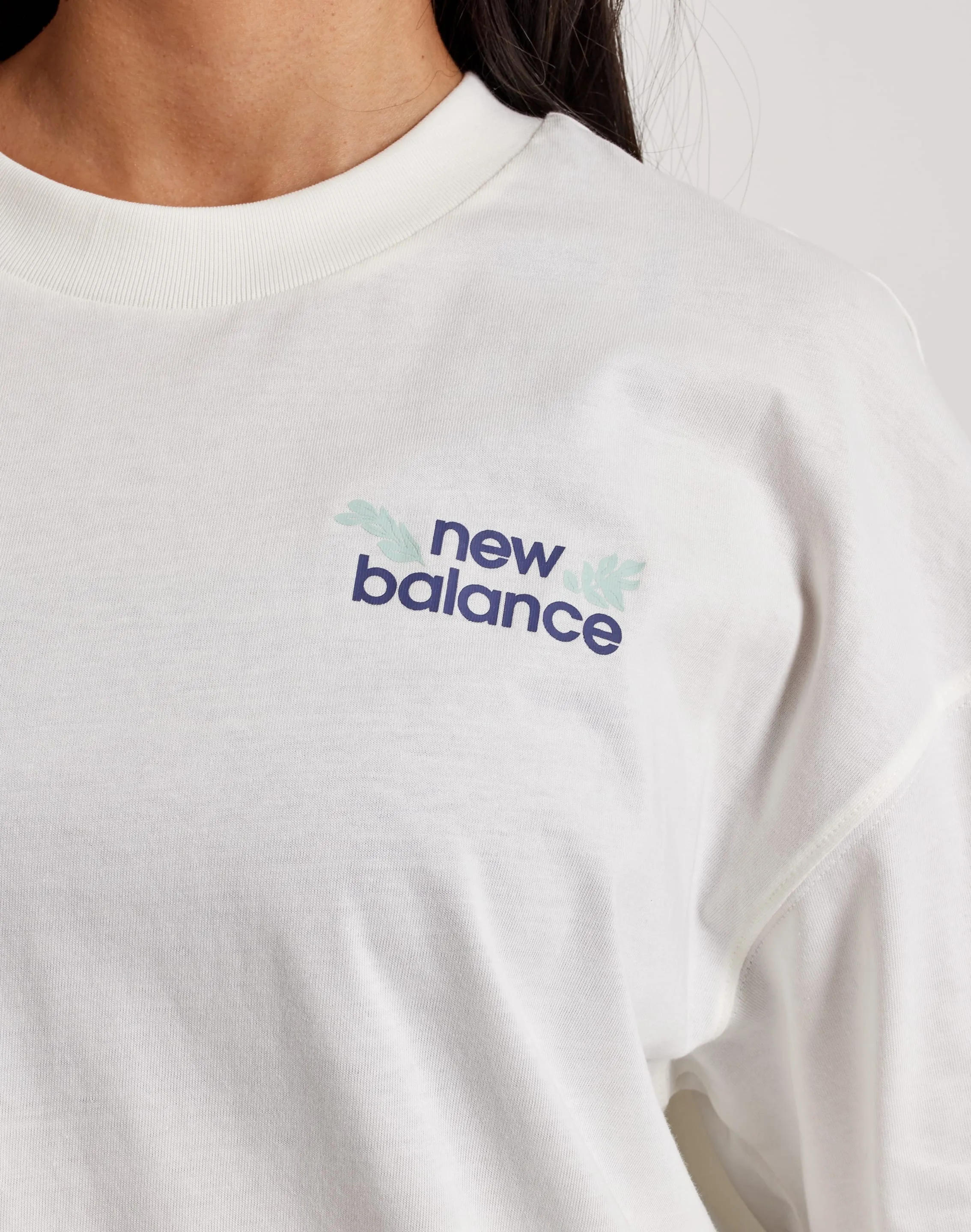 New Balance Flower Oversized Tee