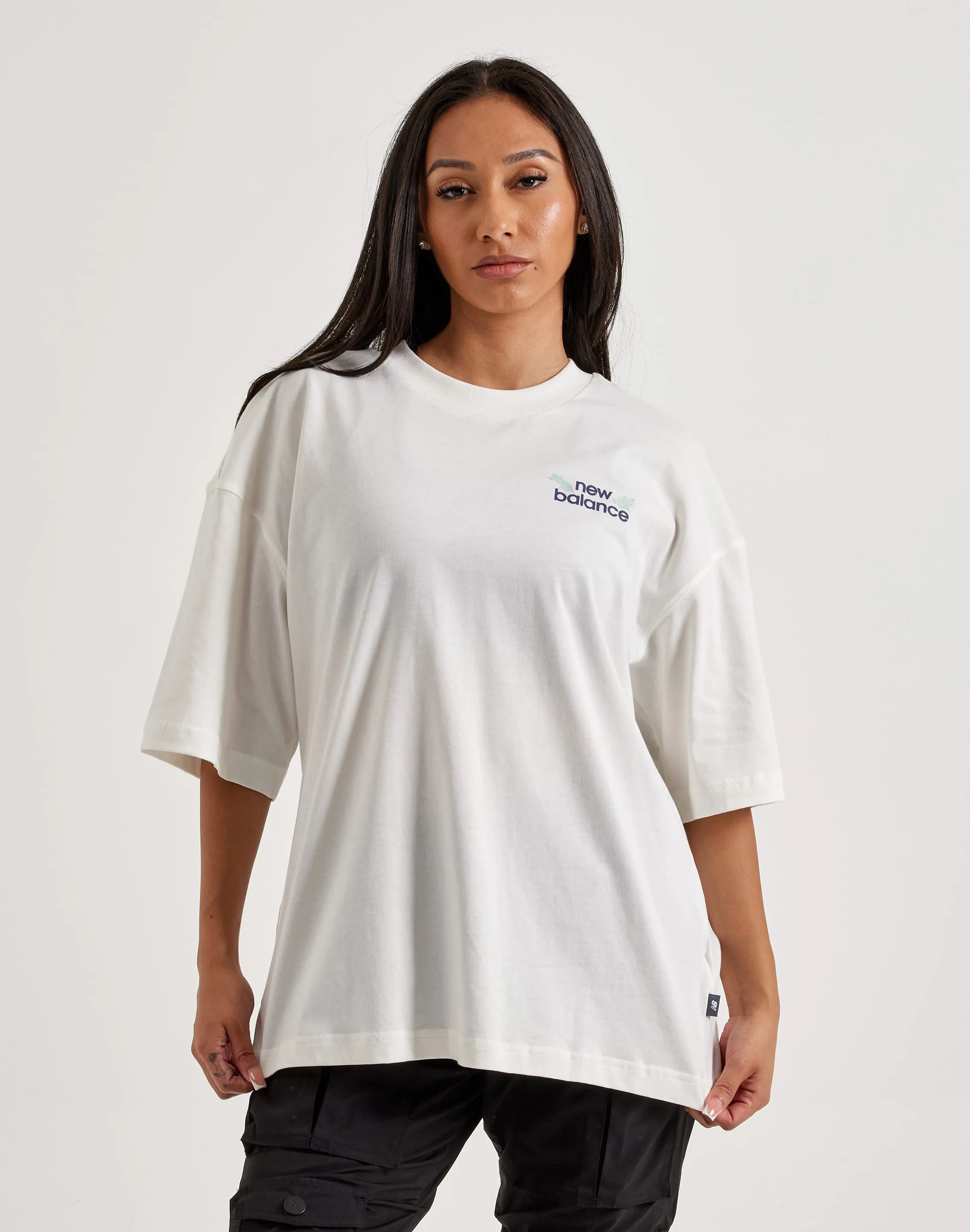 New Balance Flower Oversized Tee