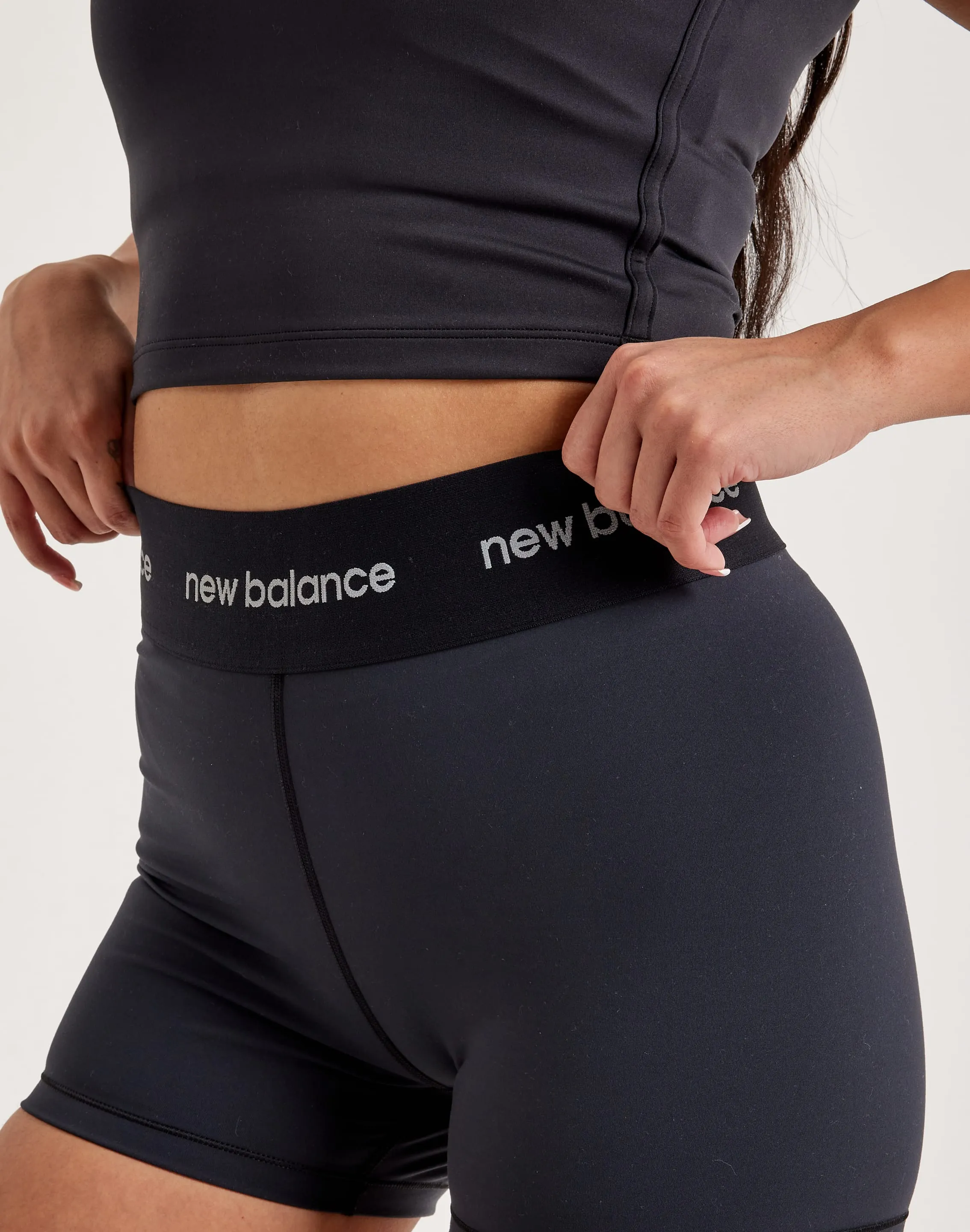 New Balance Sleek High Rise Sport Shorts
