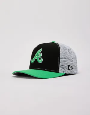 New Era Atlanta Braves 9Fifty A-Frame Trucker Hat