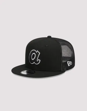 New Era Atlanta Braves 9FIFTY Evergreen Trucker Snapback