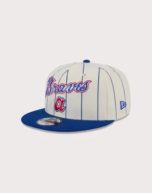 New Era Atlanta Braves 9FIFTY Pinstripe Snapback Hat