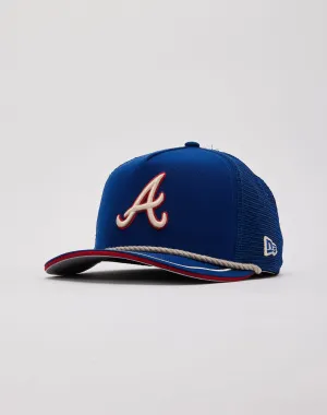 New Era Atlanta Braves Vintage Rope Trucker Hat