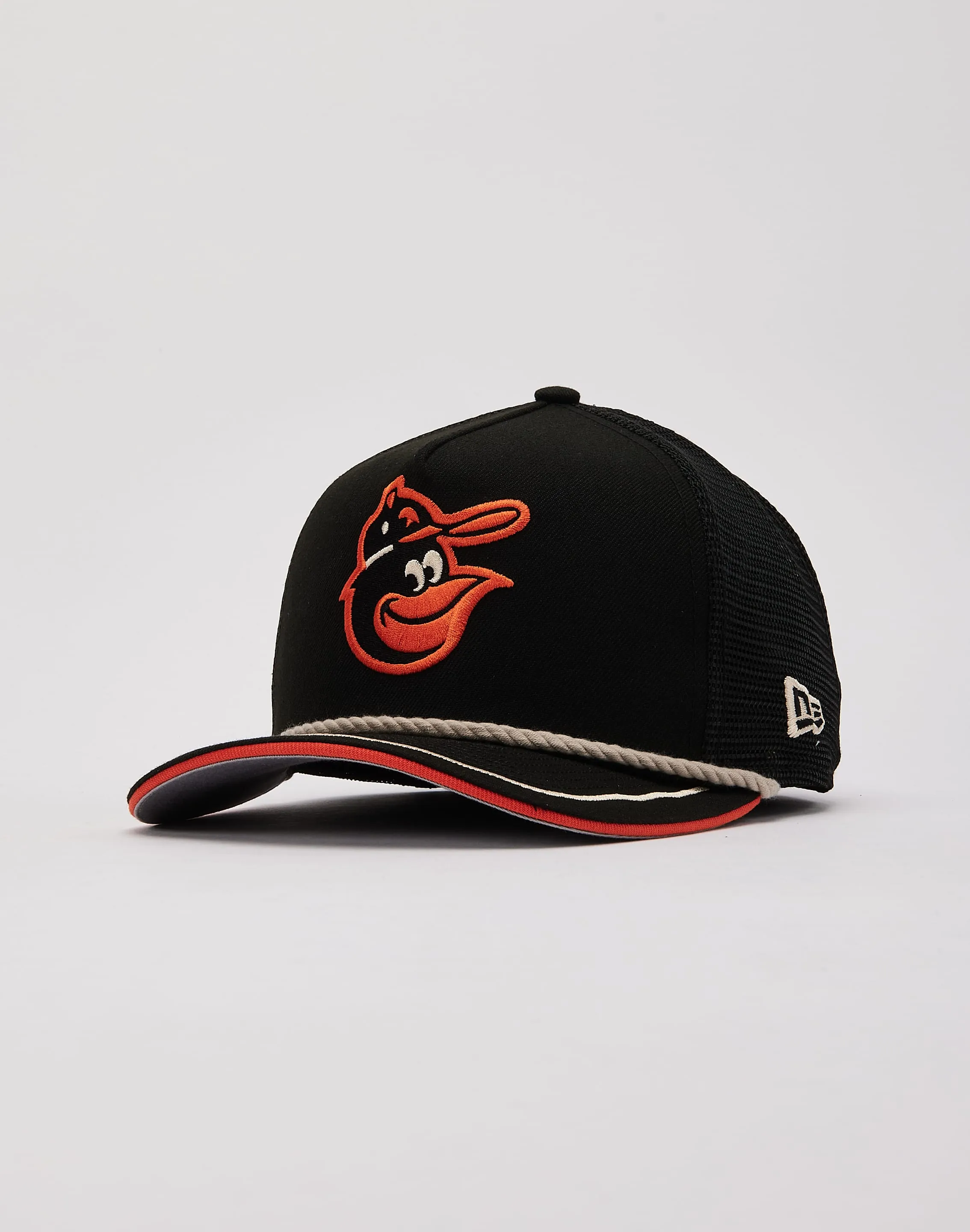 New Era Baltimore Orioles Vintage Rope Trucker Hat