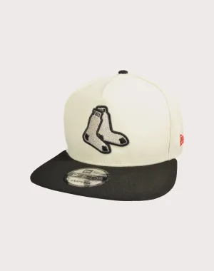 New Era Boston Red Sox 9FIFTY A-Frame Chrome Logo Snapback Hat