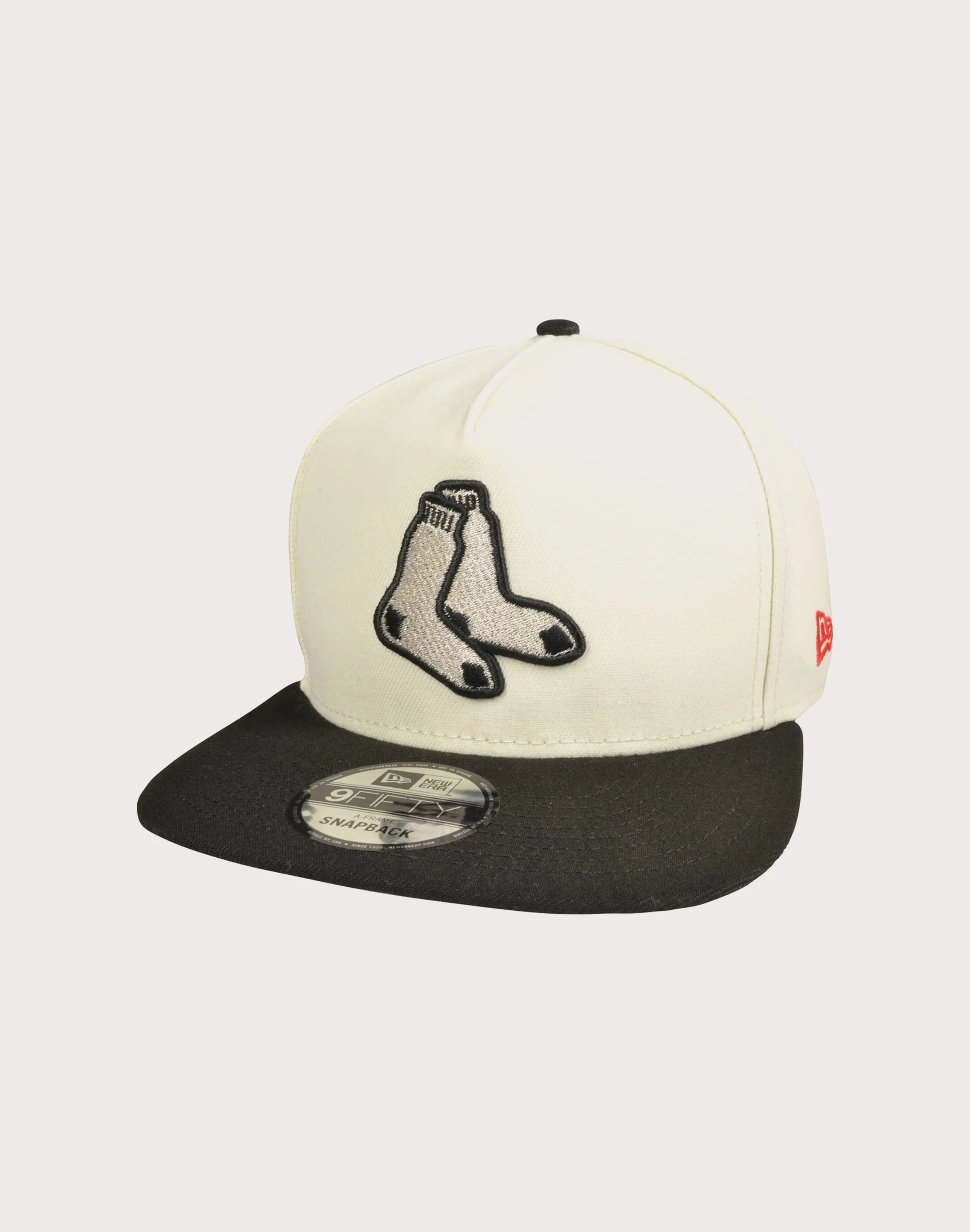 New Era Boston Red Sox 9FIFTY A-Frame Chrome Logo Snapback Hat
