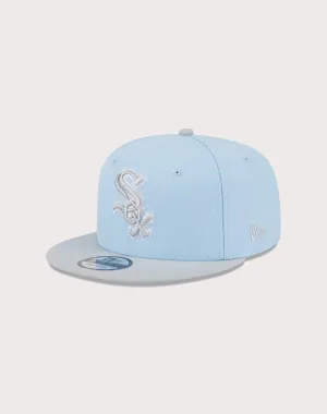 New Era Chicago White Sox 9FIFTY 2-Tone Snapback Hat-Light Blue/Grey