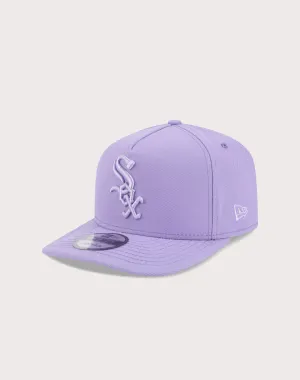 New Era Chicago White Sox 9FIFTY A Frame Flood Snapback Hat-Light Purple