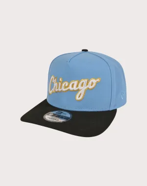 New Era Chicago White Sox 9FIFTY A-Frame Legend Blue Snapback Hat-Blue/Black