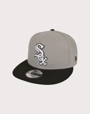 New Era Chicago White Sox 9FIFTY Grey Everyday Snapback Hat-Grey/Black