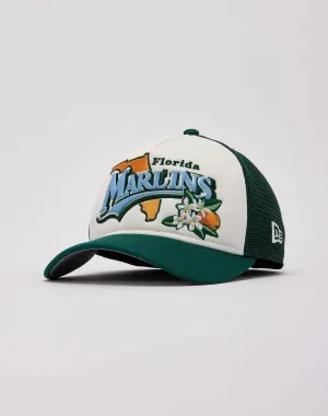 New Era Florida Marlins State Flower Trucker Hat