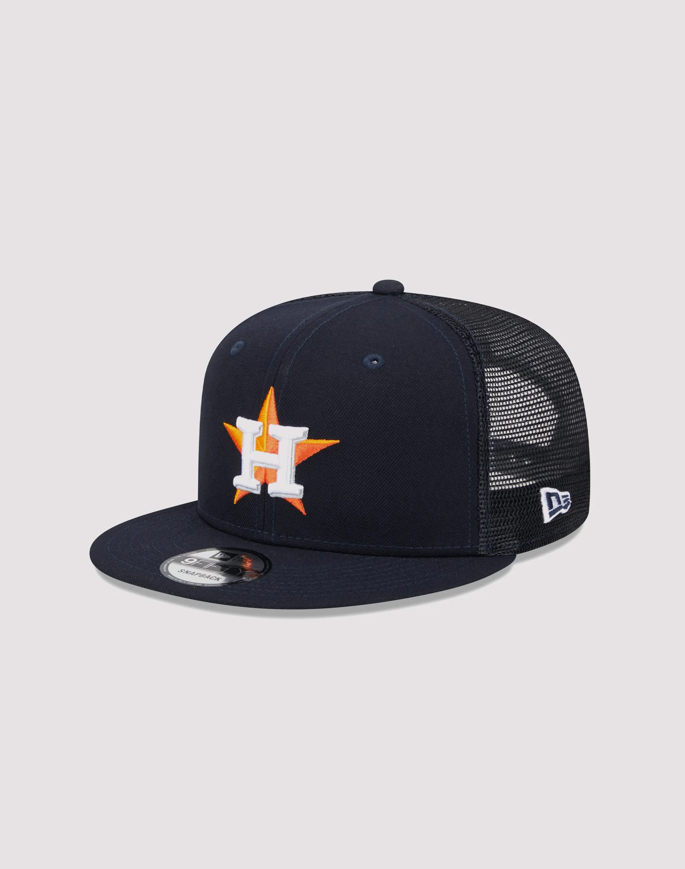 New Era Houston Astros 9FIFTY Evergreen Trucker Navy Snapback