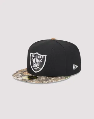 New Era Las Vegas Raiders 59FIFTY Real Camo Fitted Hat