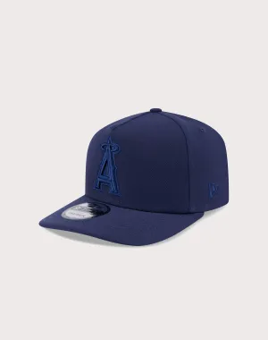 New Era Los Angeles Angels 9FIFTY A Frame Flood Snapback Hat-Navy