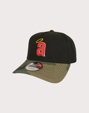 New Era Los Angeles Angels 9FORTY A-Frame Camo Bill Snapback Hat