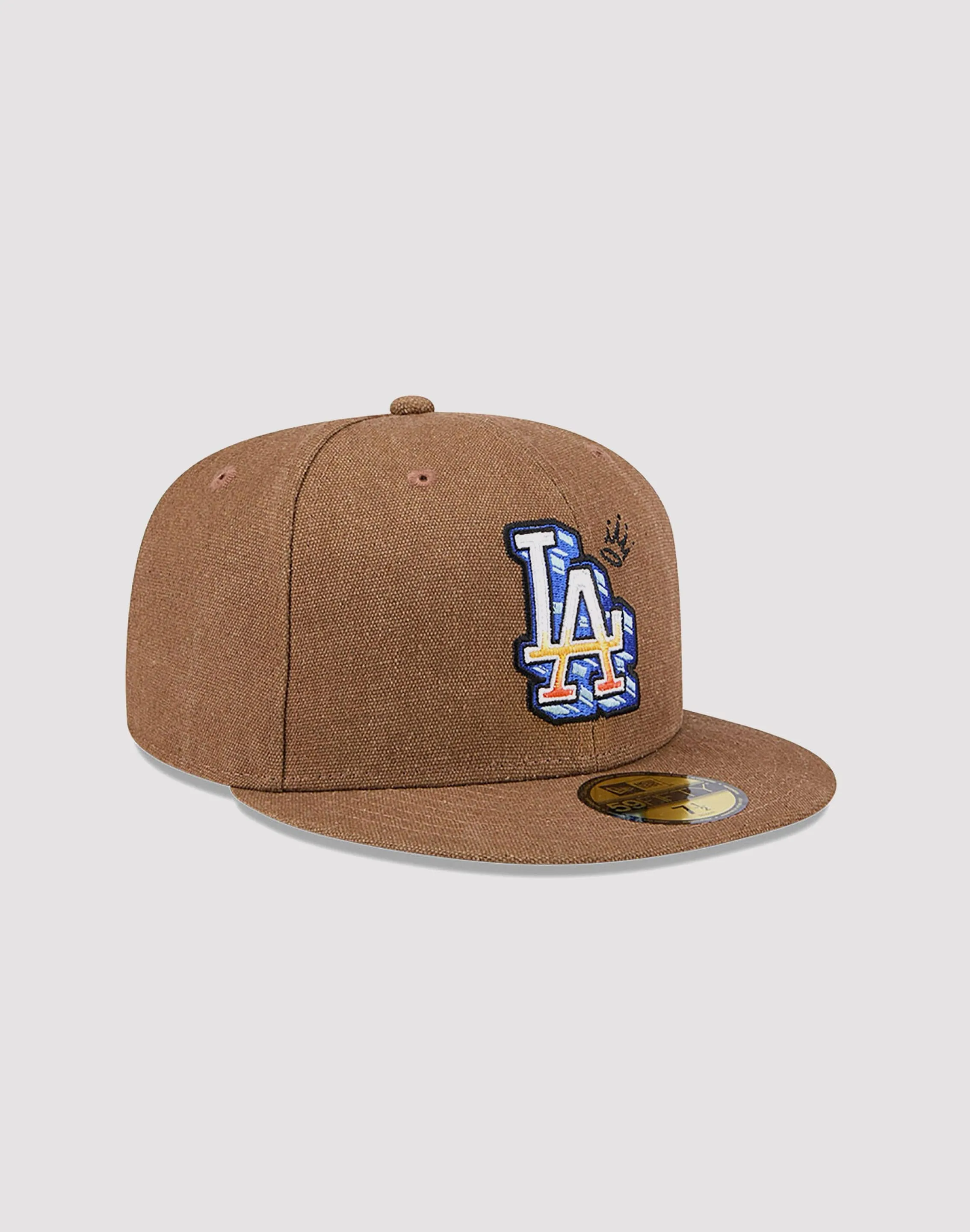 New Era Los Angeles Dodgers 59FIFTY Workwear Fitted Hat-Wheat
