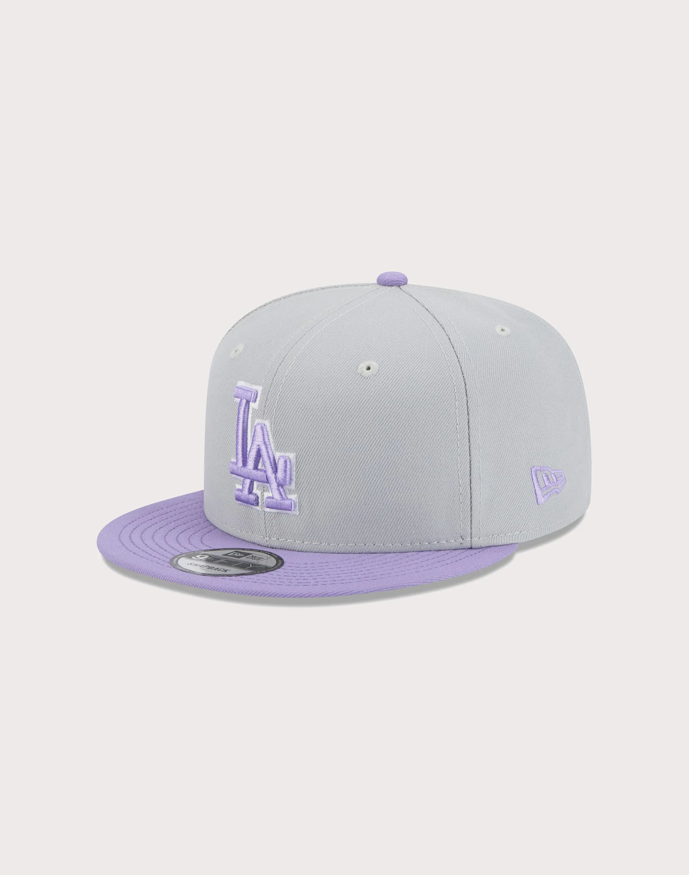 New Era Los Angeles Dodgers 9FIFTY 2-Tone Snapback Hat-Purple/Grey