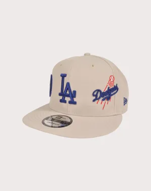 New Era Los Angeles Dodgers 9FIFTY 3 Logo Snapback Hat