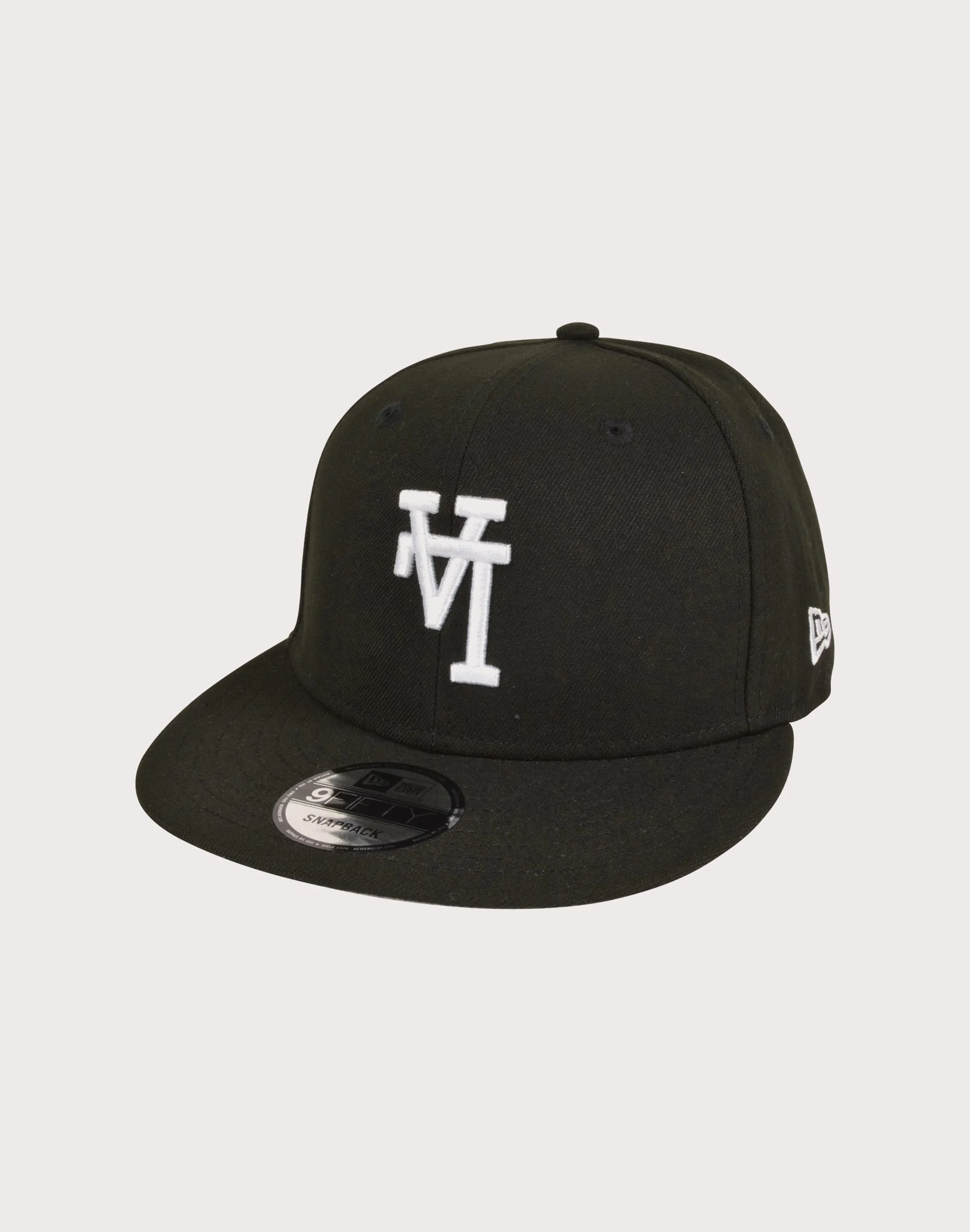 New Era Los Angeles Dodgers 9FIFTY Upside Down Logo Snapback Hat-Black/White