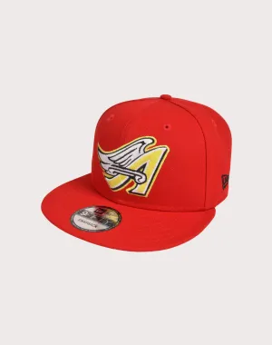 New Era Mens  Los Angeles Angels Ferrari Snapback Hat-Red