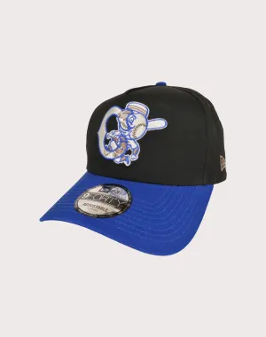 New Era Men's New Era Cincinnati Reds A Frame 9Forty Dual Logo-Black/Blue