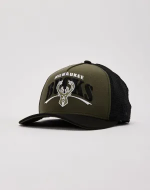 New Era Milwaukee Bucks 9Fifty A-Frame Trucker Hat