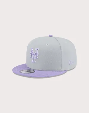 New Era New York Mets 9FIFTY 2-Tone Snapback Hat-Purple/Grey