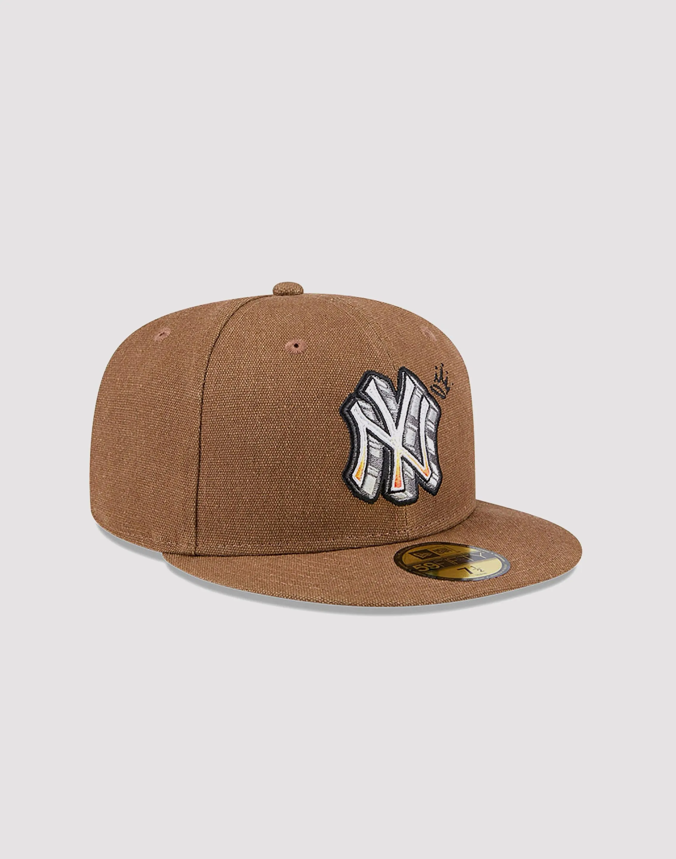 New Era New York Yankees 59FIFTY Workwear Fitted Hat-Wheat