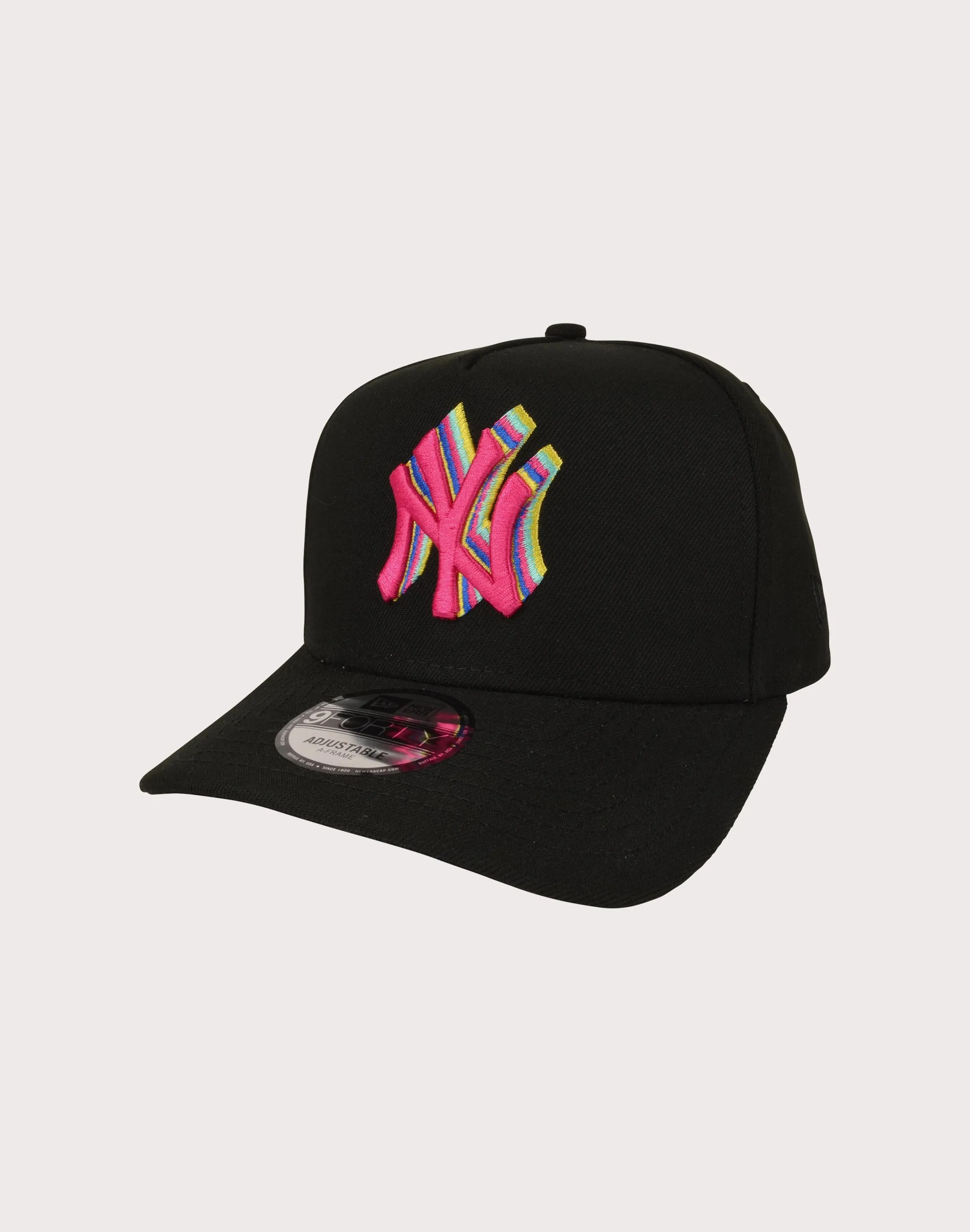 New Era New York Yankees 9FIFTY Tri-Color Logo Snapback-Black
