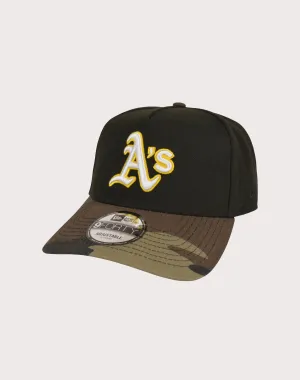 New Era Oakland Athletics 9FORTY A-Frame Camo Bill Snapback Hat