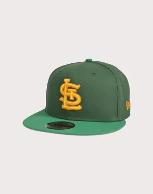 New Era St. Louis Cardinals 9FIFTY 2 Greens Snapback Hat-Green