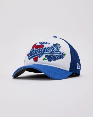 New Era Texas Rangers State Flower Trucker Hat