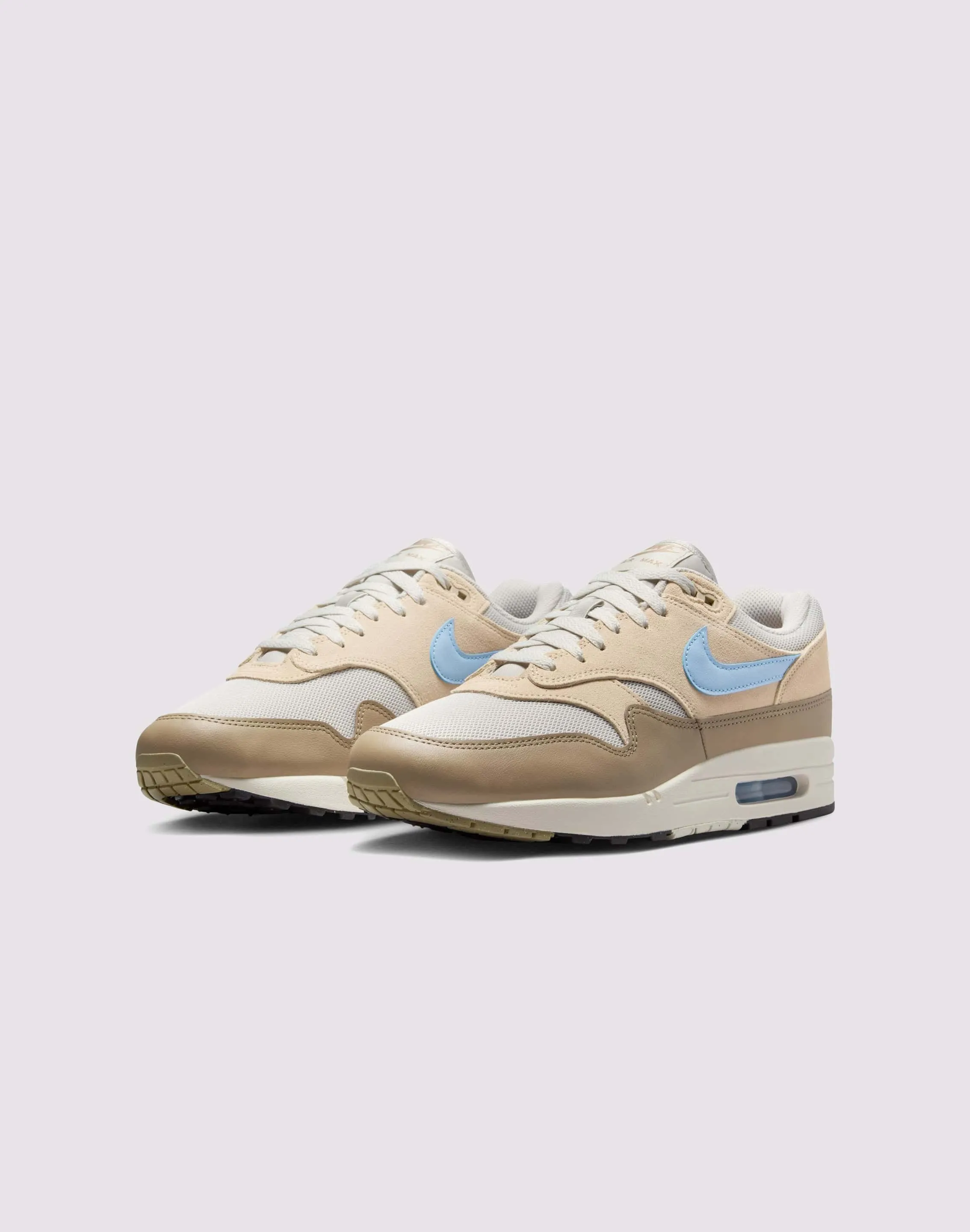 Nike Air Max 1 Essential "Light Bone/Psychic Blue/Sanddrift/Khaki"