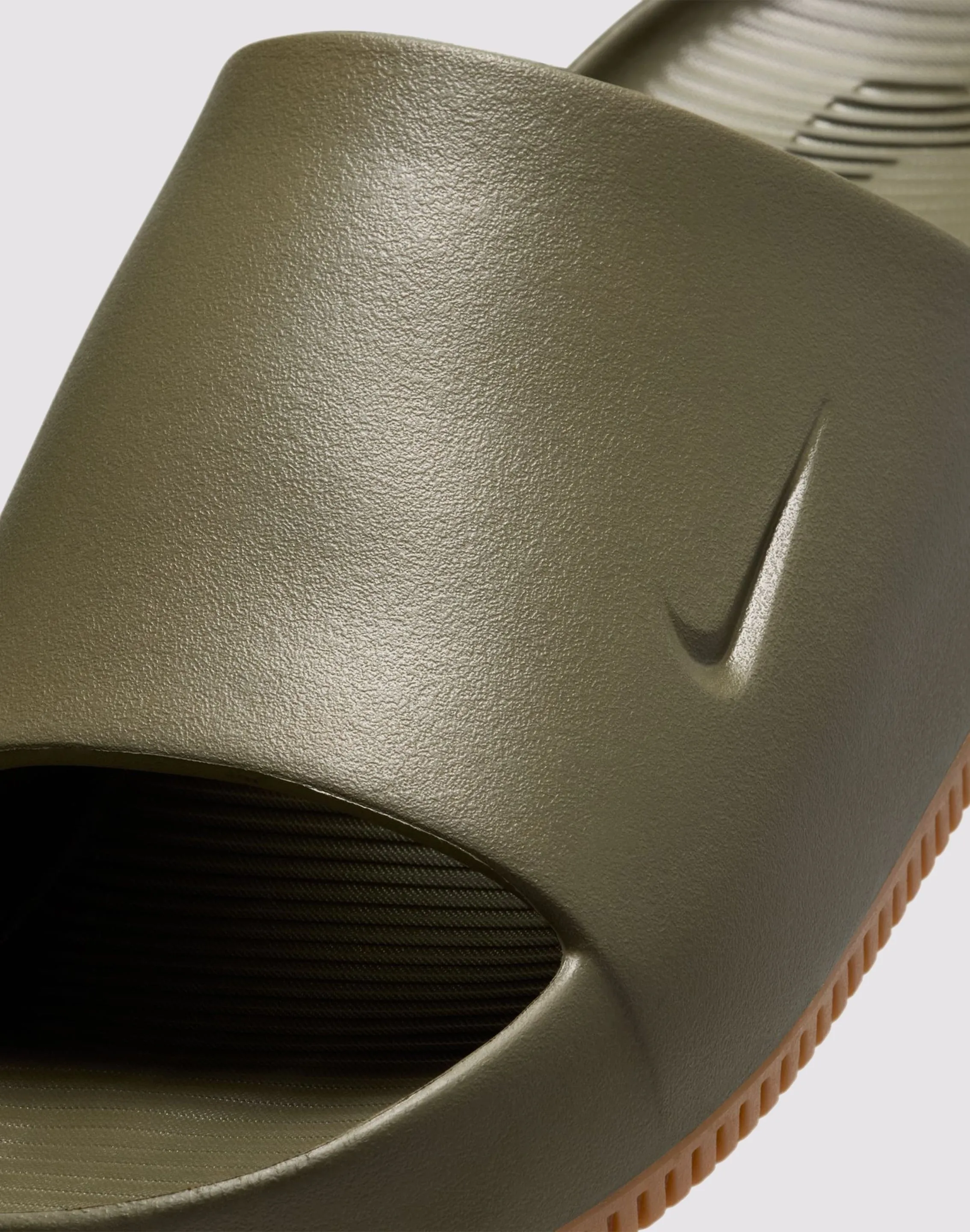 Nike Calm "Medium Olive/Gum Med Brown" Slide