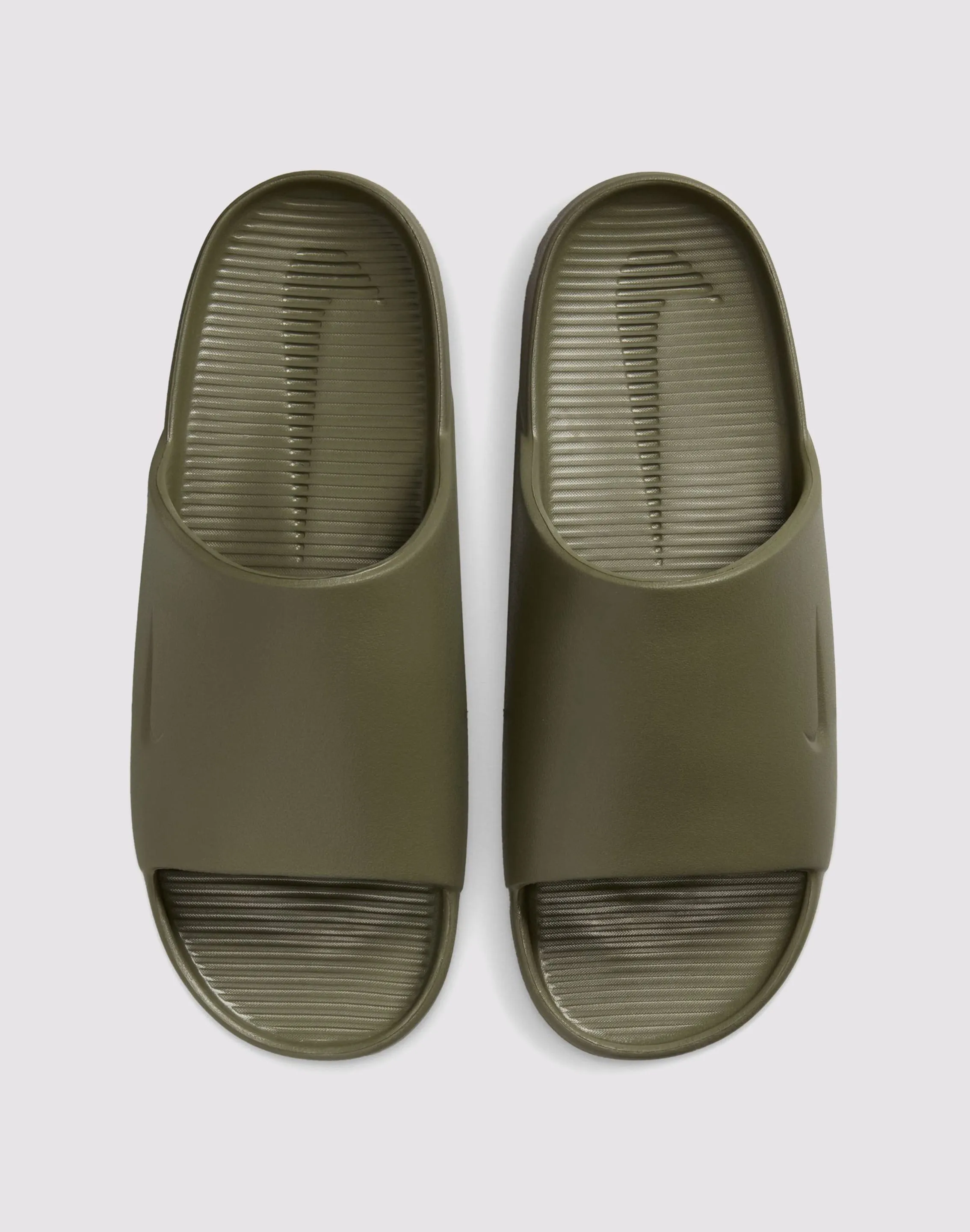 Nike Calm "Medium Olive/Gum Med Brown" Slide