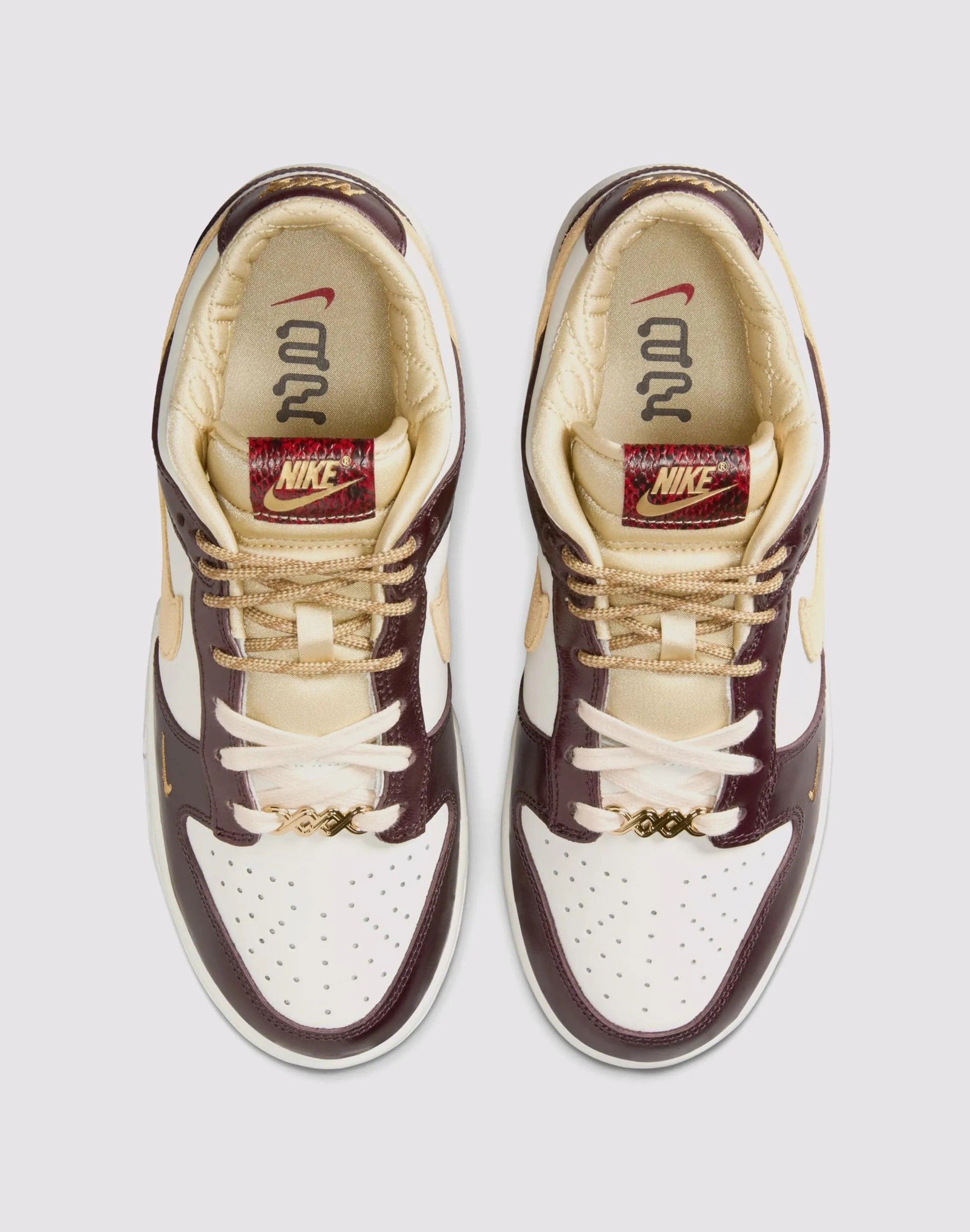 Nike Dunk Low "Sail/Team Gold/Burgundy Crush"