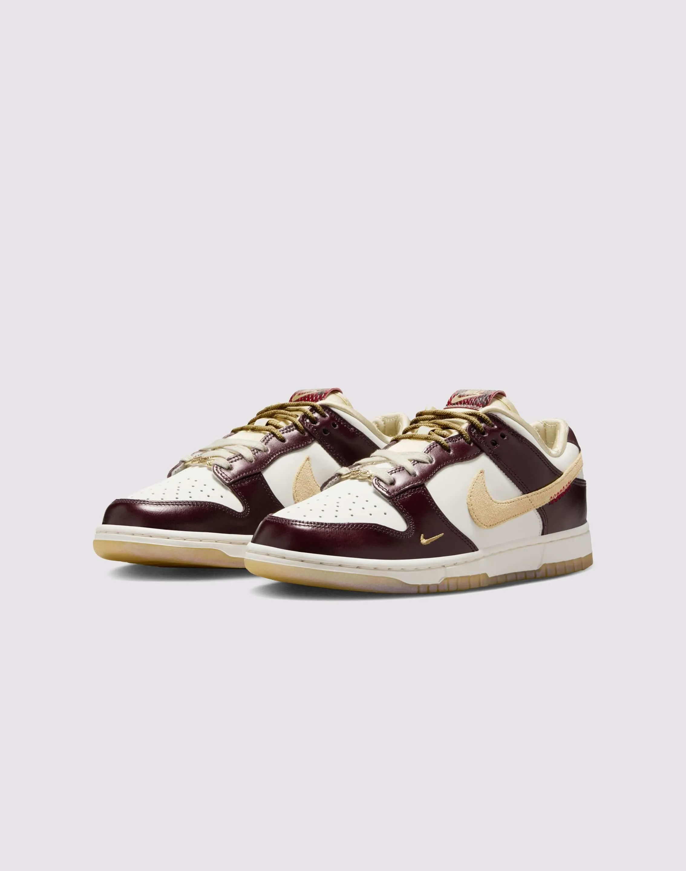 Nike Dunk Low "Sail/Team Gold/Burgundy Crush"
