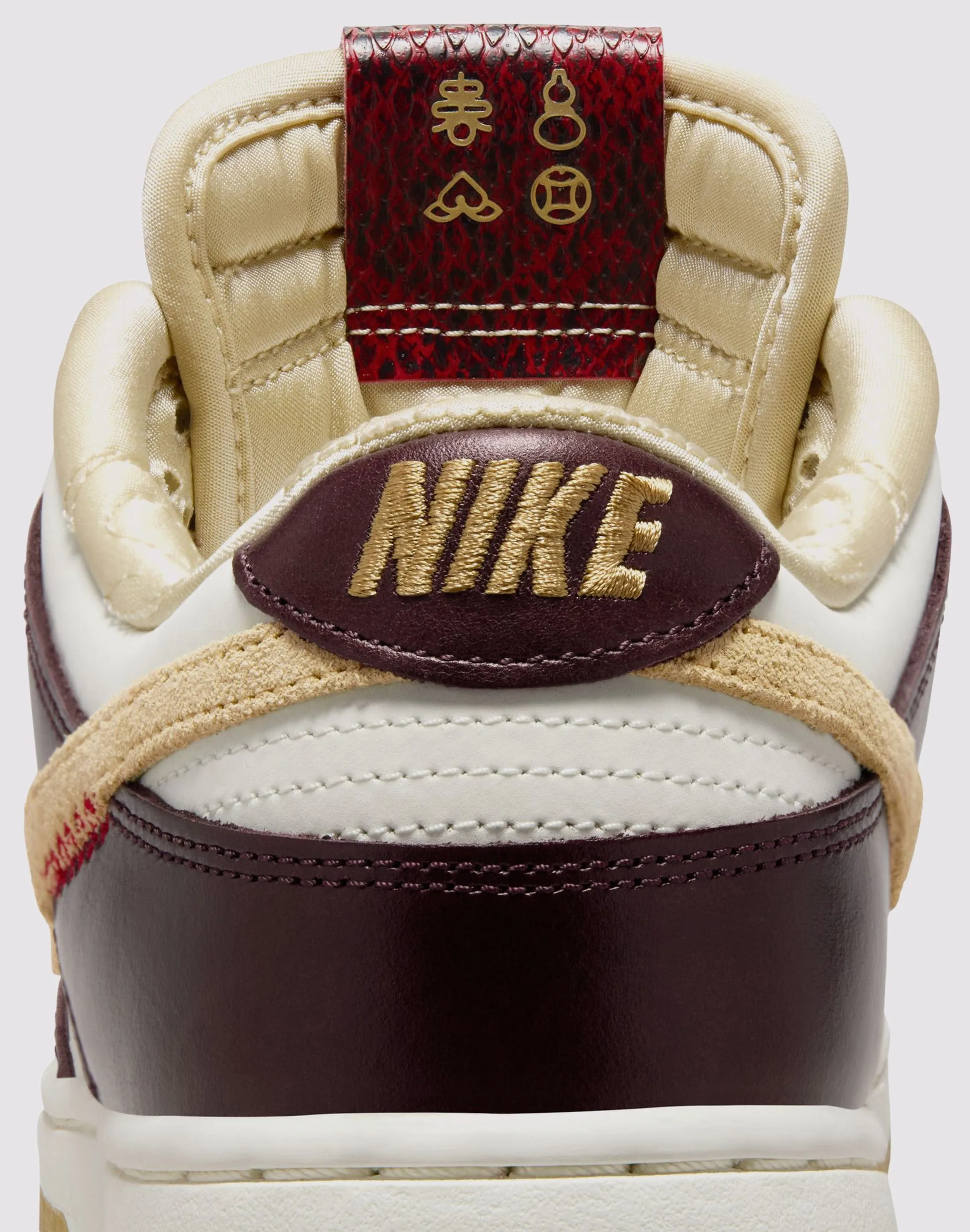 Nike Dunk Low "Sail/Team Gold/Burgundy Crush"