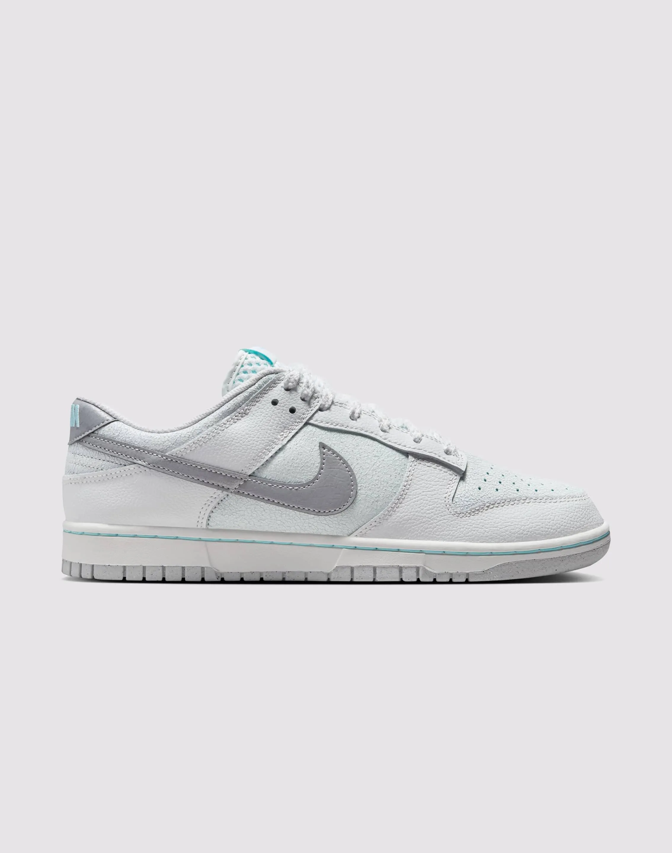 Nike Dunk Low Retro "Summit White/Metallic Silver/Glacier Ice"