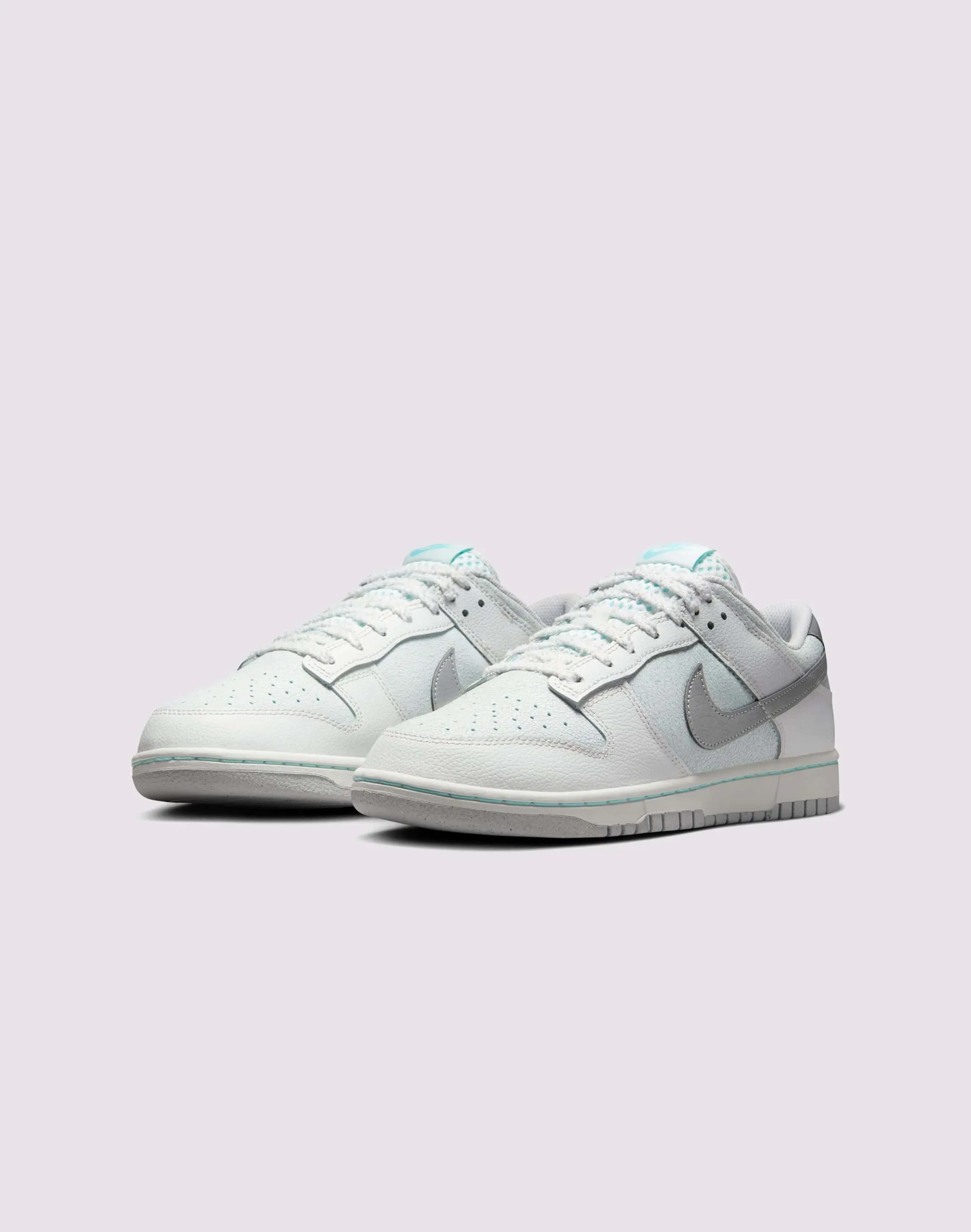 Nike Dunk Low Retro "Summit White/Metallic Silver/Glacier Ice"