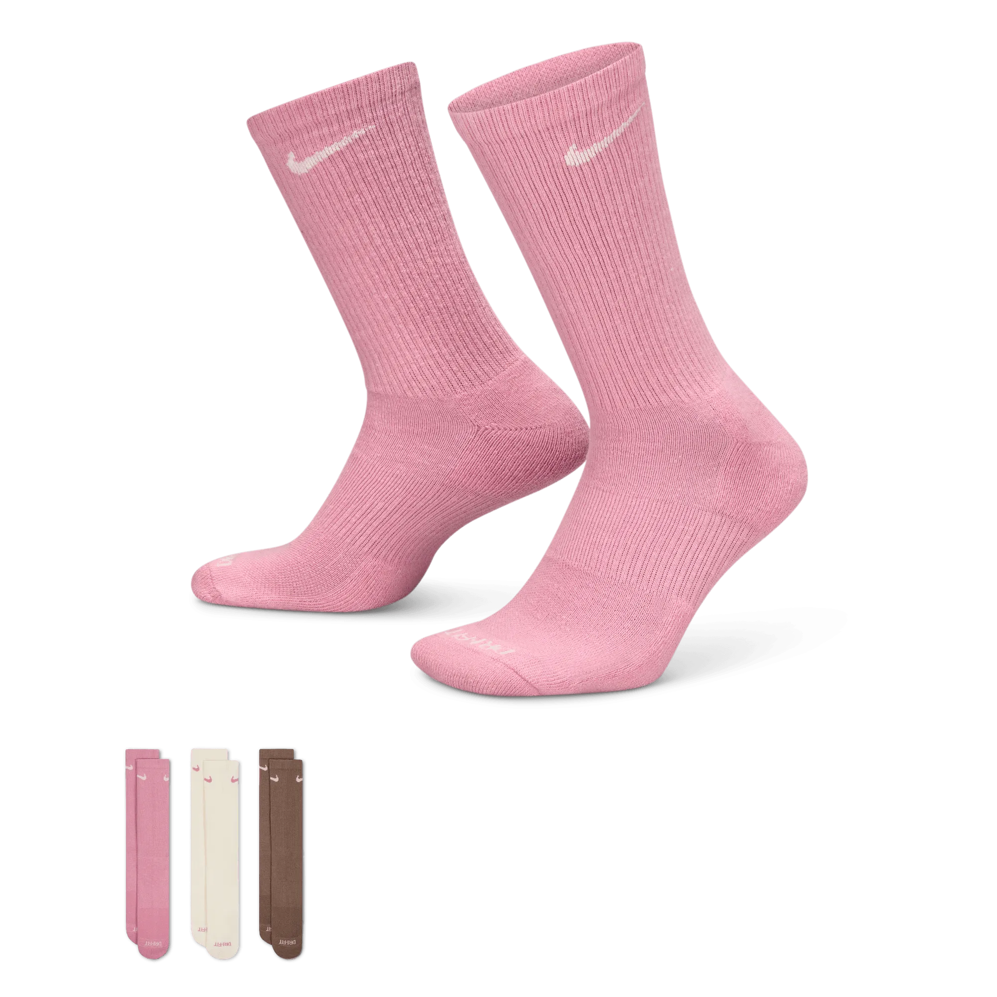 Nike Everyday Plus Cushioned Training Crew Socks (3 Pairs)