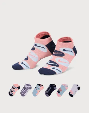 Nike Everyday Training No-Show Socks 6-Pack