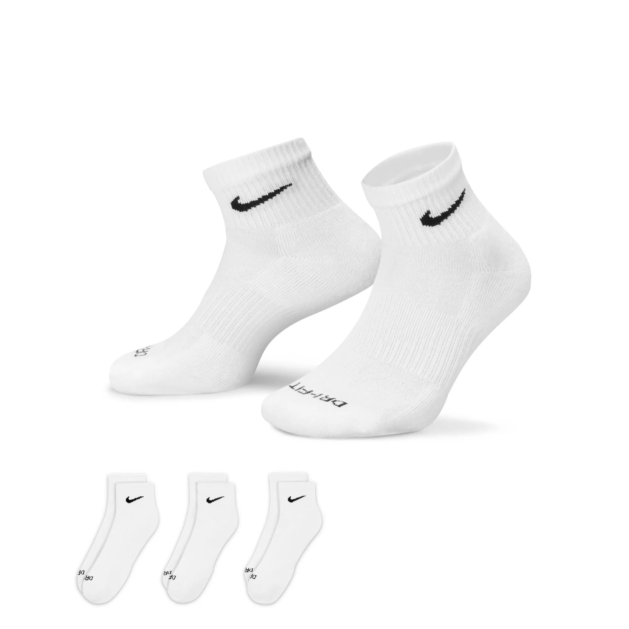 Nike Men's Everyday Plus Cushioned Training Ankle Socks (3 Pairs)