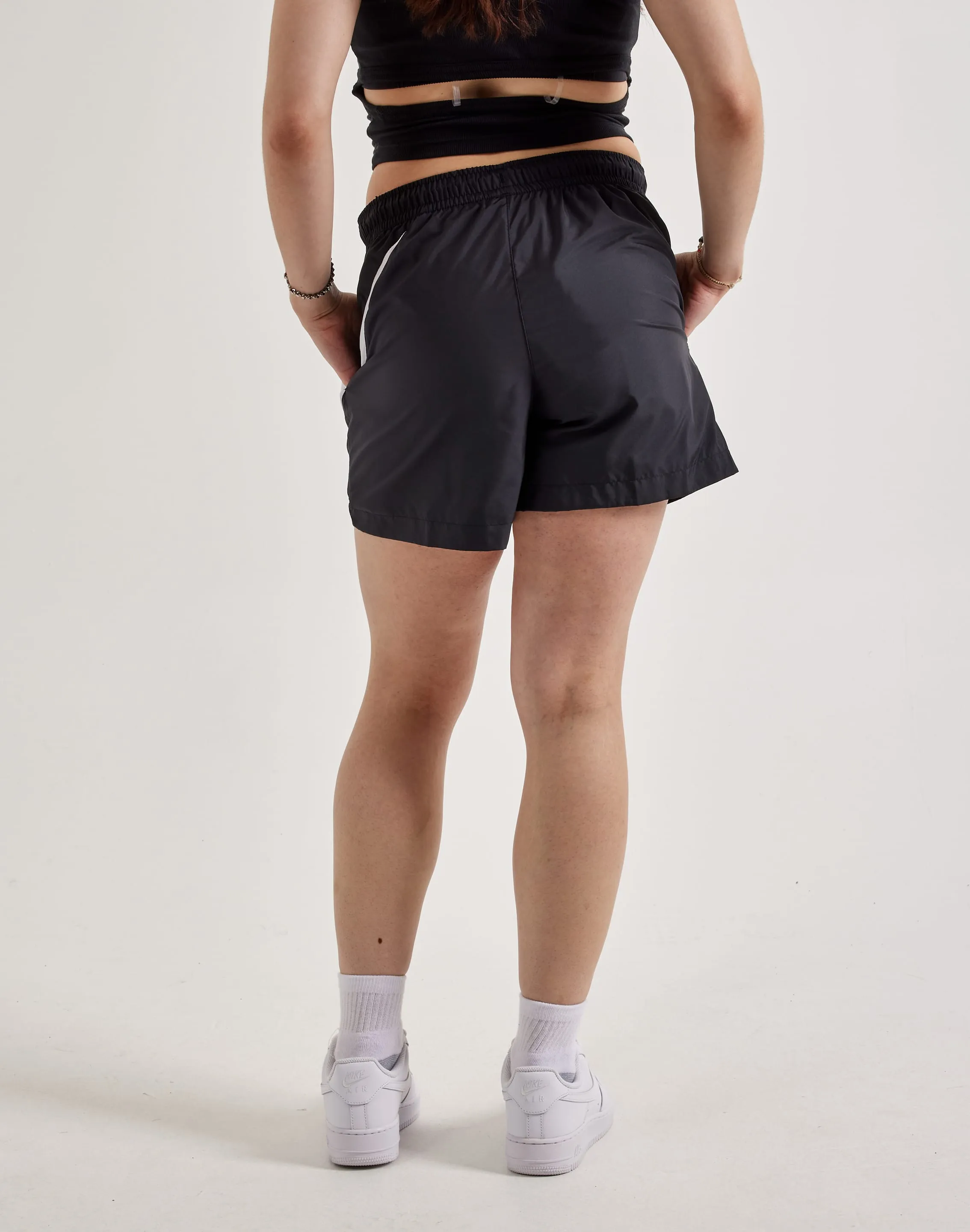 Nike Mid-Rise Woven Logo Shorts
