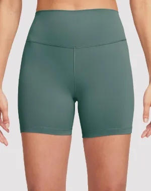 Nike One Dri-FIT High-Waisted 5" Bike Green Shorts