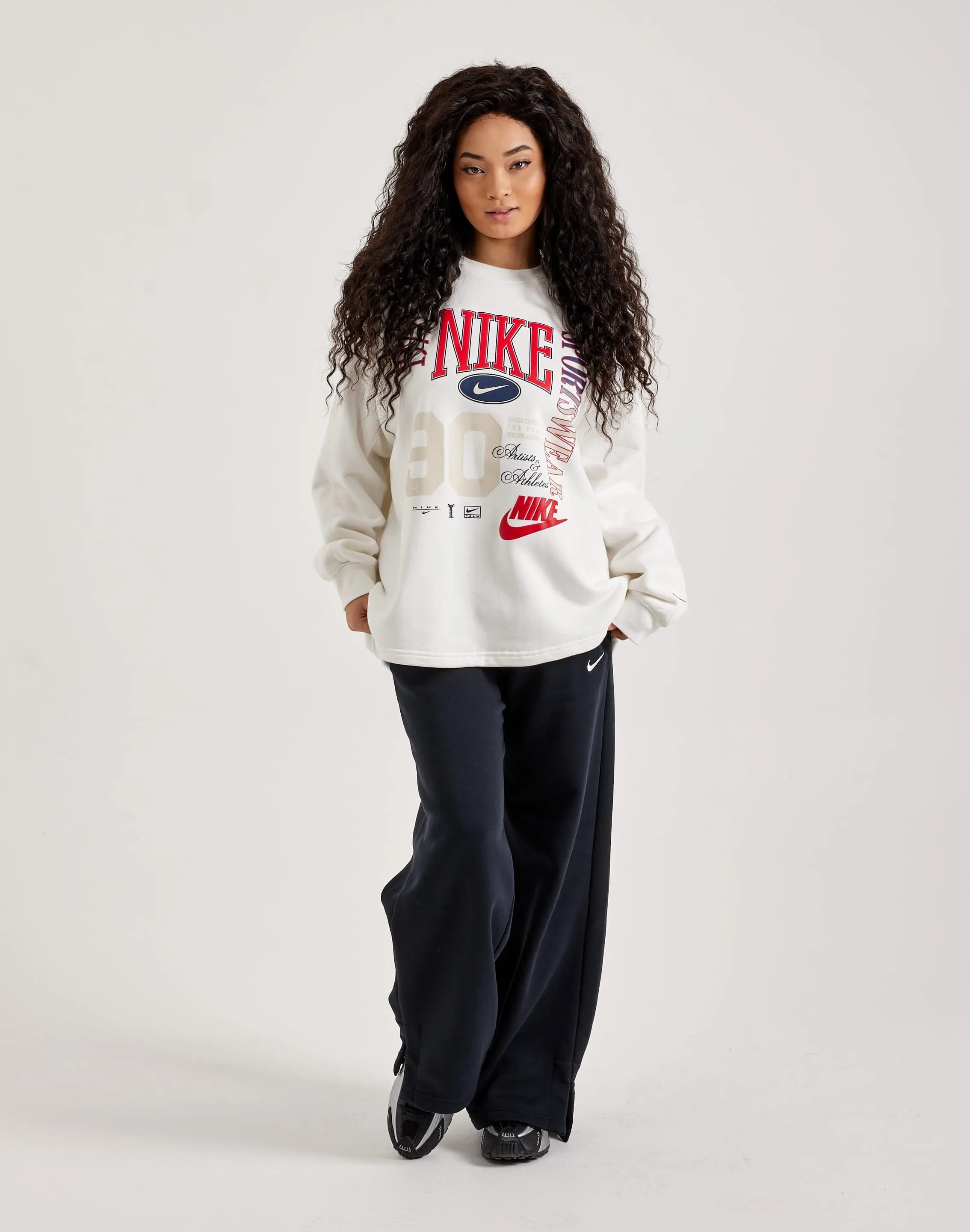 Nike Oversized French Terry Crewneck Sweatshirt