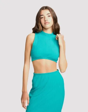 Nike Sportswear Chill Knit Ribbed Cropped Tank