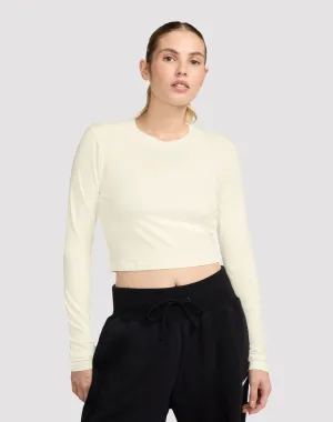 Nike Sportswear Chill Knit Slim Long-Sleeve Crop Shirt